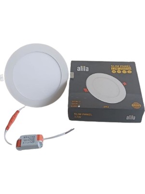 Alila LED PANEL SLİM 12W SIVA ALTI (Beyaz Işık) 6500K/1080 LÜMEN