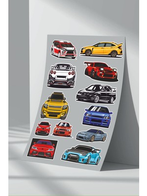Stickermarket Araba Car Sticker Seti (8)
