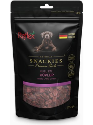 Reflex Kuzu Etli Küpler 170 gr Doğal Köpek Ödülü Yüksek Proteinli
