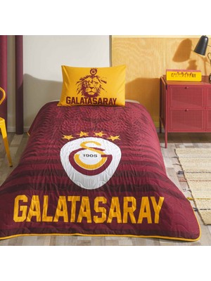 Linens Lisanslı Galatasaray Stripe Tek Kişilik Yatak Örtüsü Seti