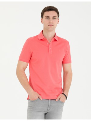 Pierre Cardin Erkek Somon Slim Fit Basic Tişört 50274688-VR047