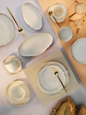 Aryıldız AR249055 Sc Lavinia Gold Kahvaltı Takımı 32 Parça