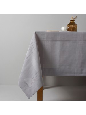 Linens Basic 160X300 cm Masa Örtüsü Gri