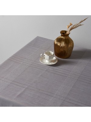 Linens Basic 160X300 cm Masa Örtüsü Gri