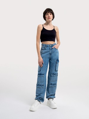 Loft Wide Leg Regular Fit Kadın Pantolon