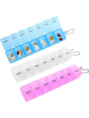 Forzacase Haftalık Günlük Ilaç Saklama Kutusu 7 Günlük Ilaç Saklama Kabı - FC533
