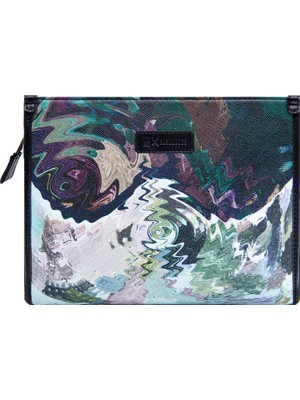 Minbag Bashaques The Frequency 11 Inch Tablet & Clutch Çanta Şık Tasarım ve Dayanıklı Yapı ile