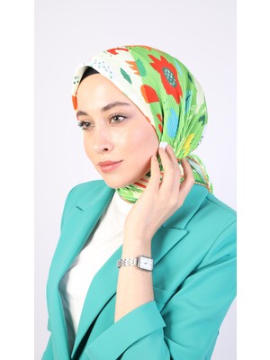 Nesscarf Eyalen Pilise Twill Eşarp Yeşil