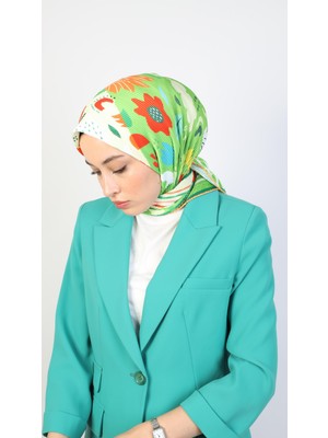 Nesscarf Eyalen Pilise Twill Eşarp Yeşil