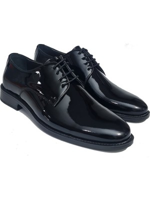 öztürk Bayclas Bağcıklı Sade Düz Model Neolit Taban Hakiki Deri Erkek Jurdan Kundura BC-029