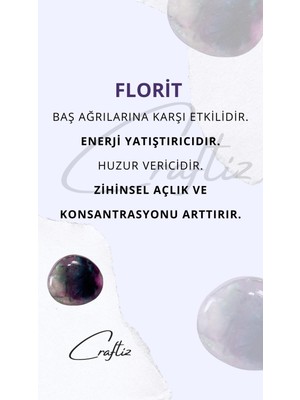 Craftiz Florit Doğal Taş Bileklik