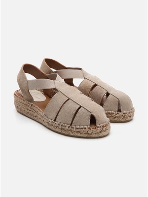 Su Espadril Delizi Kum Kadın Espadril Sandalet