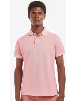 Barbour Washed Sports Polo Yaka PI15 Pink Salt