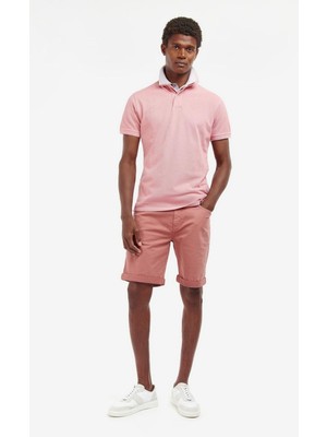 Barbour Washed Sports Polo Yaka PI15 Pink Salt