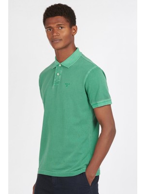 Barbour Washed Sports Polo Yaka GN31 Turf