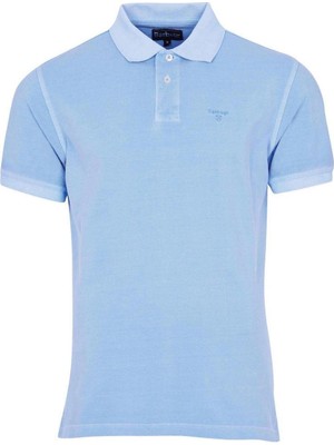 Barbour Washed Sports Polo Yaka BL32 Sky Blue