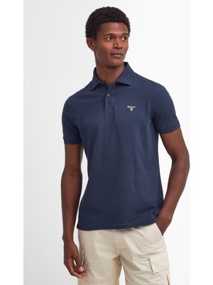 Barbour Lightweight Sports Polo Yaka NY91 Navy