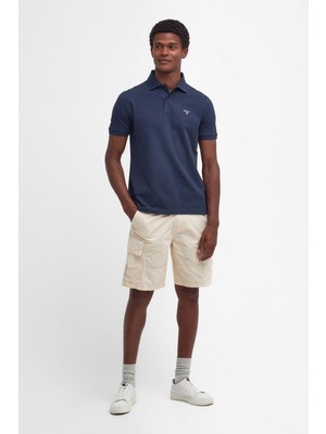 Barbour Lightweight Sports Polo Yaka NY91 Navy