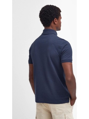 Barbour Lightweight Sports Polo Yaka NY91 Navy