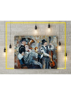 Letbil Reklam Kanvas Tablo - Müzisyenler, Musicians
