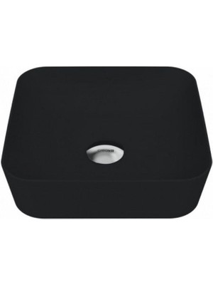 Creavit Ultra Kare Çanak Lavabo Siyah Mat 40 cm