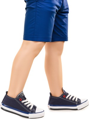 Kiko Kids Tinna Bağcıklı Erkek Çocuk Keten Spor Ayakkabı
