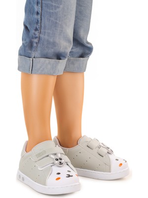 Kiko Kids Bart Cırtlı Işıklı Erkek Bebek Spor Ayakkabı