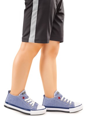 Kiko Kids Tinna Bağcıklı Erkek Çocuk Keten Spor Ayakkabı