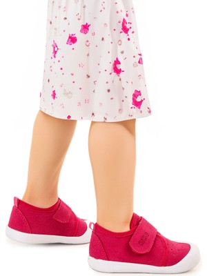 Kiko Kids Daffy Cırtlı Kız Bebek Ilk Adım Panduf Ayakkabı