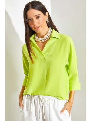 Shade Kadın Yarasa Kol Ayrobin Gömlek