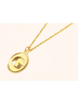 Güler Kuyumculuk Altın Halat Zincirli Nostaljik G Harfi