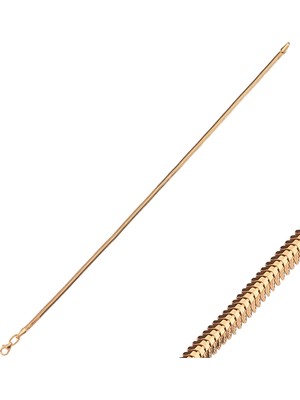 Güler Kuyumculuk Altın Italyan Balık Sırtı Bileklik-Künye