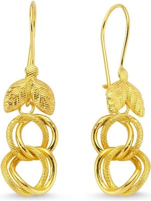 Güler Kuyumculuk 22  Ayar Uzay Yolu Sallantılı Küpe