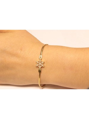 Güler Kuyumculuk Altın Kar Tanesi Balık Sırtı Künye