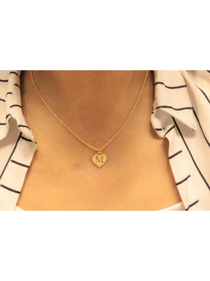 Güler Kuyumculuk Altın N Harfli Halat Zincir