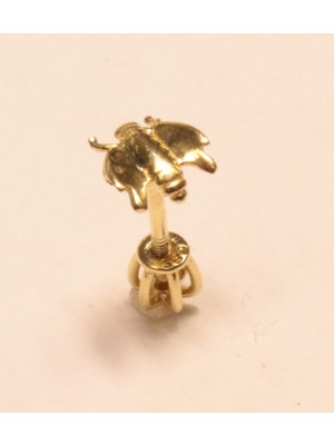 Güler Kuyumculuk 14 Ayar Altın Piercing Tragus Küpe