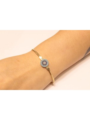 Güler Kuyumculuk  Altın Nazar Göz Italyan Balık Sırtı Künye