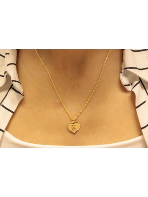 Güler Kuyumculuk Altın K Harfli Halat Zincir