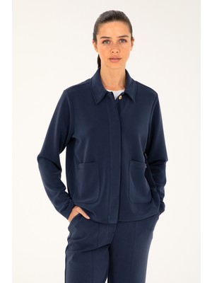 U.S. Polo Assn. Kadın Lacivert Sweatshirt 50282884-VR033