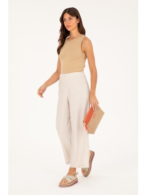 U.S. Polo Assn. Kadın Taş Pantolon (Kanvas-Chino) 50281818-VR049