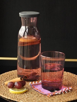 M'art Home Sipahi Kapaklı Karaf Seti Mor 1250 ml