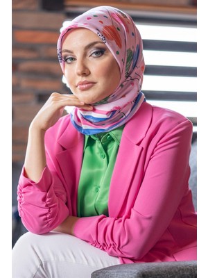 Nesscarf Amore Twill Eşarp Pembe