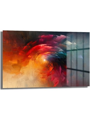 Glazella Soyut  Cam Tablo