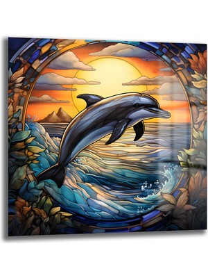 Glazella Yunus Kare Cam Tablo