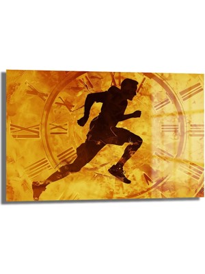 Glazella Maraton Koşu Cam Tablo