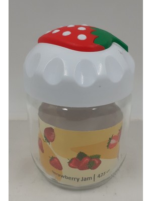 Royaleks Group Çilek Desenli Kavanoz 1 Adet 425 cc ROYALEKS-CK425