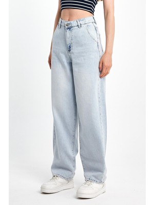 Moon Art Baggy Denim Pantolon 5