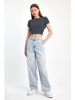 Moon Art Baggy Denim Pantolon 5