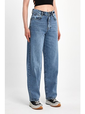 Moon Art Baggy Denim Pantolon 4