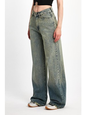 Moon Art Baggy Denim Pantolon 2